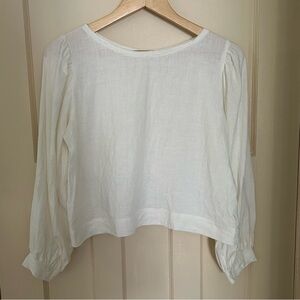 Like New - Shelter’s Gloria Top - 100% linen - size small